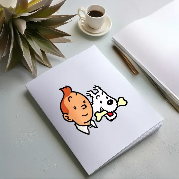 استیکر لپ تاپ مدل تن تن Tintin کد 085-100-0030 - تصویر 4